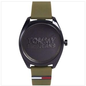 NWT Tommy Jeans Men's Quartz Watch Stainless Steel and Silicone Strap